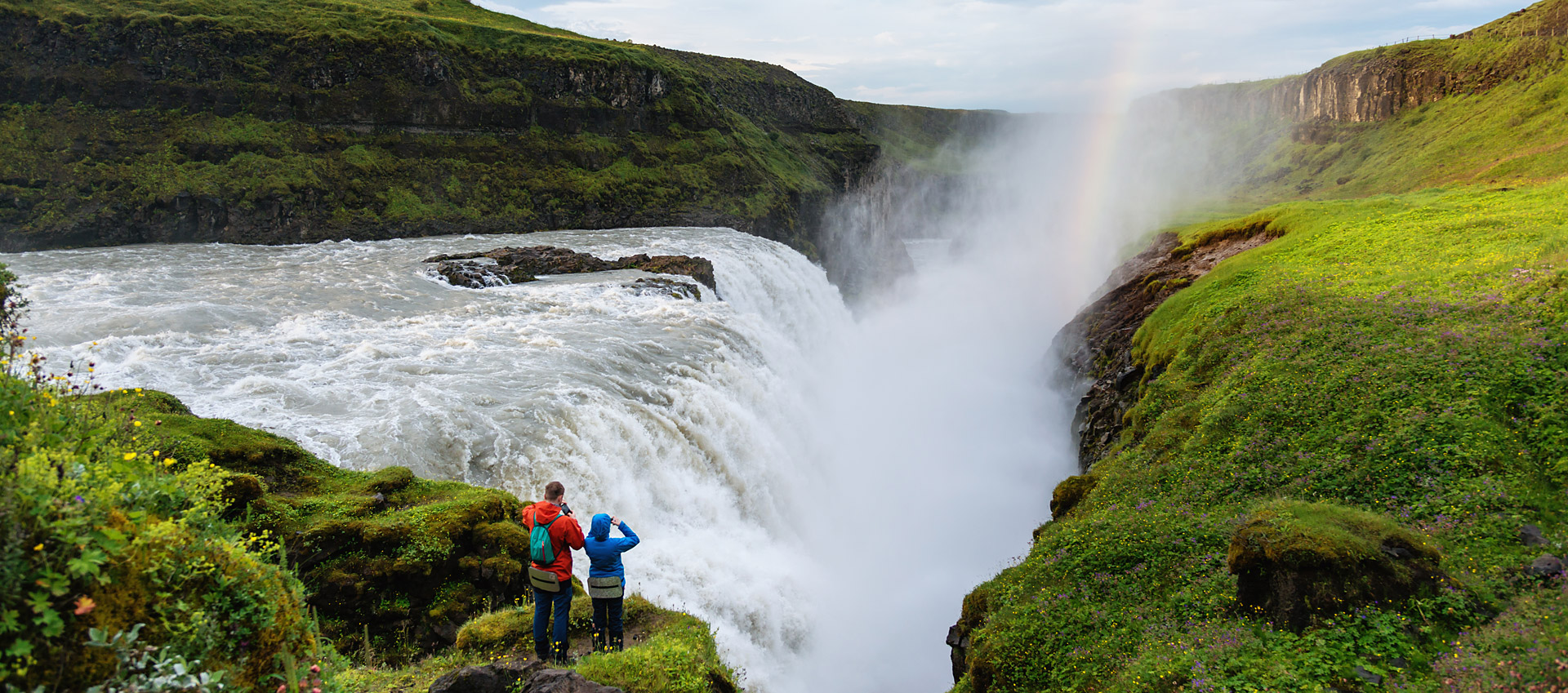 Waterfall on the Southern Iceland Multi-Sport with ROAM