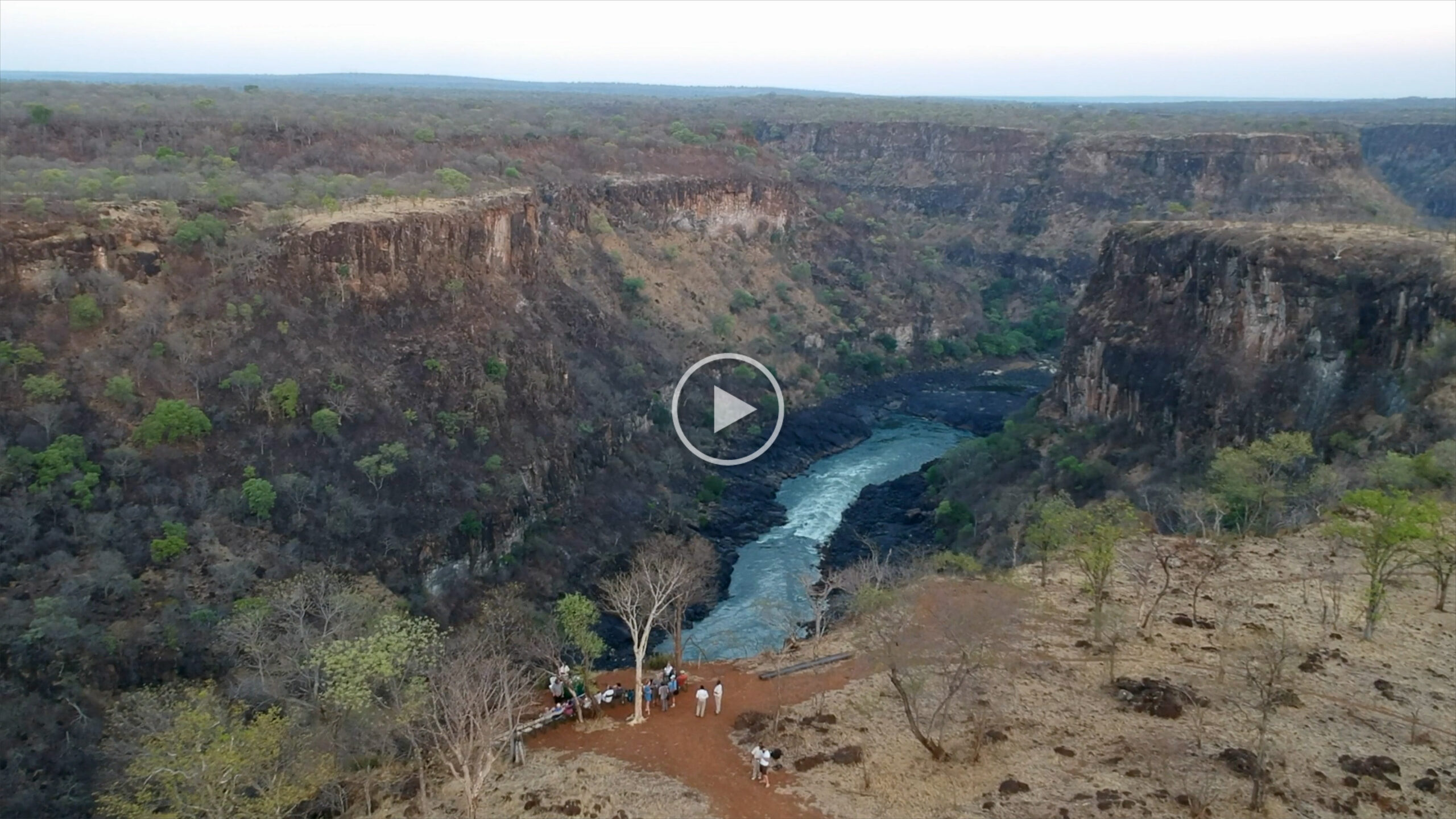 Overlooking the Zambezi River